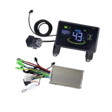 Imagem de kowaku Display LCD de bicicleta elétrica, velocímetro elétrico de bicicleta, medidor de exibição de bicicleta e de bicicleta e ciclismo multifuncional leve,