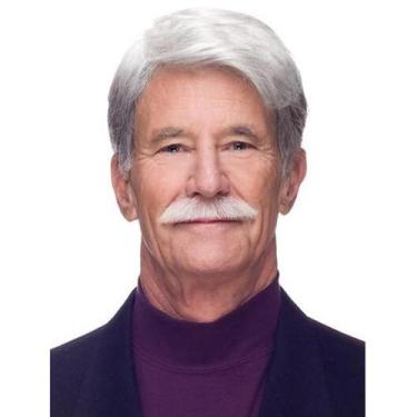 Imagem de Peruca GNIMEGIL Short White Ombre Silver Blanche para homens