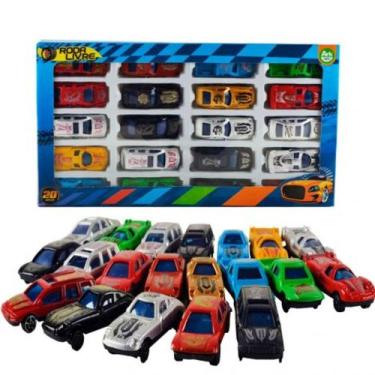 Imagem de Coleção Carrinhos 20 Peças Roda Livre - ARK BRASIL
