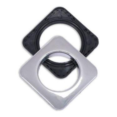 Imagem de Ilhós De Cortina/varão Quadrado Cromado Argola 19mm/28mm - 50 unidades