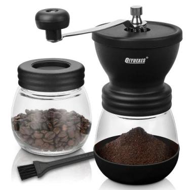 Imagem de Moedor de café manual QIYUEXES Burr para Espresso 650ml