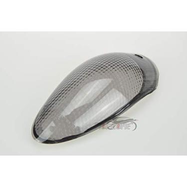 Imagem de TOPZONE Adequado para B-MW 1996-2005 R1200C, 2002-2005 R1200CL, 2003-2005 R1200 Montauk; 2001-2004 R1200C Lanterna traseira independente lente de freio (moke)