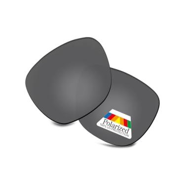 Imagem de Bwake Lentes de reposição para óculos de sol Ray-Ban Meta Wayfarer RW4008 53 mm - preto escuro polarizado