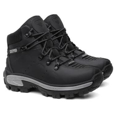 Imagem de Bota de Segurança em Couro CATPRO ALPHA – Masculina, Com C.A, Antiderrapante, Confortável, Resistente e Anatômica para Trabalho e Uso Profissional (Preto, BR, Adulto, Numérico, 37)