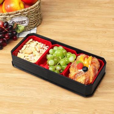 Imagem de Japonês Bento Boxes Lunch Box portátil Sushi Tableware Food - Lightbek