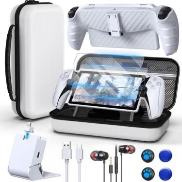 Imagem de Pacote de acessórios para PlayStation Portal, estojo de transporte por