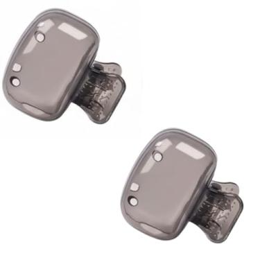 Imagem de Protetor De Escova De Dente Capa Porta Estojo Case Higiênico Viagem Infantil Adulto Antibacteriano BPA Free (2, Preto)