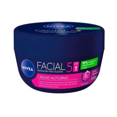 Imagem de Creme Facial Nivea Noturno 5 em 1 100g
