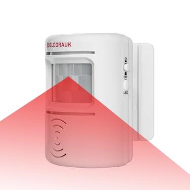 Imagem de S SELDORAUK Sensor De Movimento Pir Campainha De Porta Alerta De Visitante De Loja Alarme De Boas-Vindas Dingdong Detector De Movimento Contra Roubo