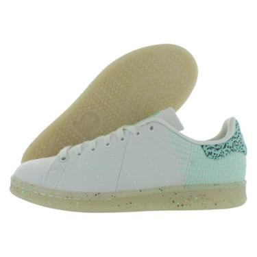Imagem de adidas Tênis masculino Stan Smith (End Plastic Waste), Core White/Core White/Pulse Mint-white, 38