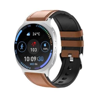 Imagem de Relógio Inteligente Feminino 8 Mini Tela HD AMOLED NFC GPS Monitor De 