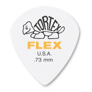 Imagem de Palheta Tortex Flex Amarelo 73mm - Dunlop