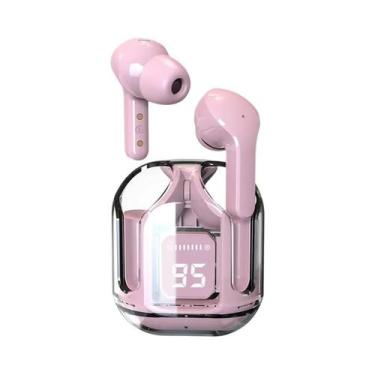 Imagem de Fones De Ouvido Bluetooth Sem Fio Com Som HiFi Estéreo, Design Transpa