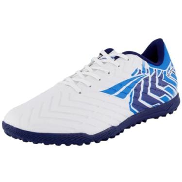 Imagem de Chuteira Penalty Matis Y-3 Society Branca e Azul 39