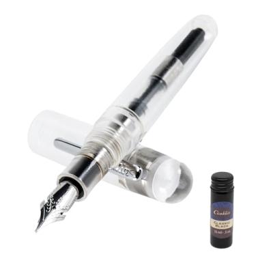 Imagem de Caneta tinteiro All American Demo Clear Special Eyedropper Edition com frasco de tinta de 15 ml - EF