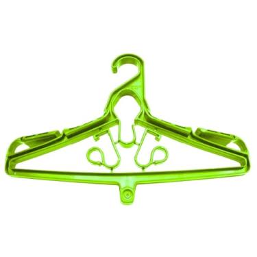 Imagem de Seasub Cabide Multiuso para Equipamento de Mergulho, Azul, Plástico Resistente, 44x28x3cm, com Suporte para Regulador e Colete (Limão)