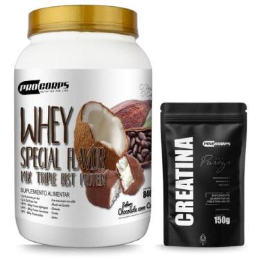 Imagem de Whey 840g Special Flavor Varios Sabores e Creatina Refil pura 150g Pro