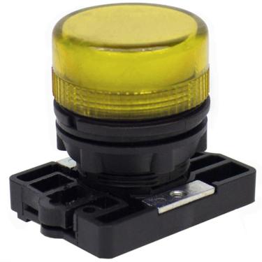 Imagem de Sinalizador Luminoso Amarelo - Sllsl3 - Steck Sinalizador Luminoso Amarelo Sllsl3 Steck