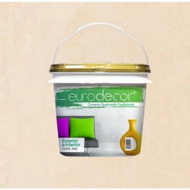 Imagem de Cimento Queimado Pronto Eurodecor 5kg, Egito