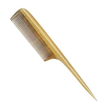 Imagem de Pente de cabelo LWBTOSEE Antiestático Natural de Sândalo Portátil