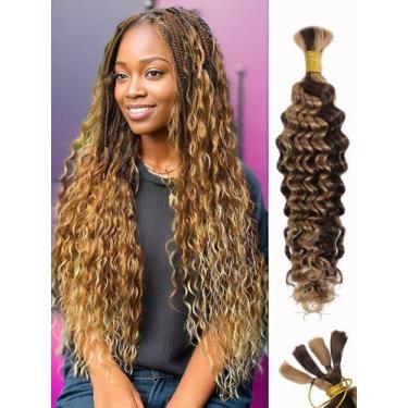 Imagem de Cabelo trançado humano LOLLY HAIR 12A P4/27 Ombre 18 em 50g