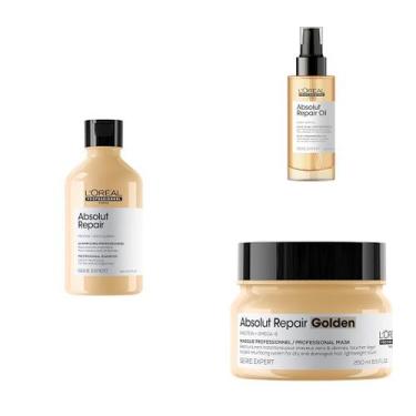 Imagem de Conjunto de shampoo L'Oréal Professionnel Absolut Repair Hair Care - L