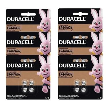 Imagem de 48 Pilha Lr44 Bateria Alcalina Duracell 1.5V Moeda Botão 12