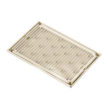 Imagem de Baoblaze Tapete para areia de gato Tapete para armadilha de areia de gatinho Tapete para areia de gatinho Acessórios para gatos para gatos de interior Almofada, CafÉ