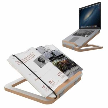 Imagem de Suporte Notebook Livro Tablet Apostila Apoio Leitura, Ajuste de Ângulo Personalizado