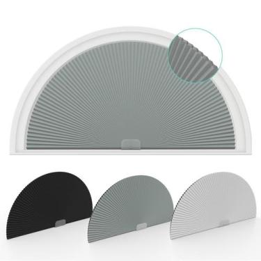 Imagem de Persianas Changshade Arch Blackout Half Moon 36 cm de raio