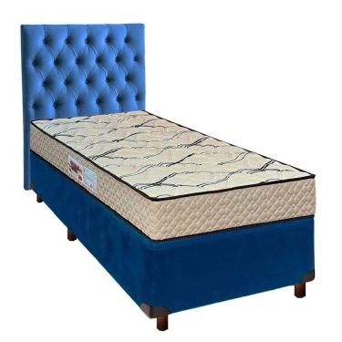 Imagem de Kit Cama Box + Cabeceira + Colchão Solteiro D33 - Maxsono - Paropas