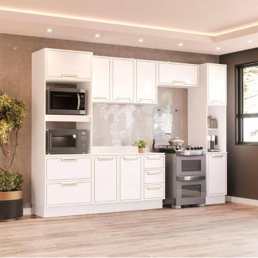 Imagem de Cozinha Compacta 250098 5 Peças Amara Branco Politorno Móveis