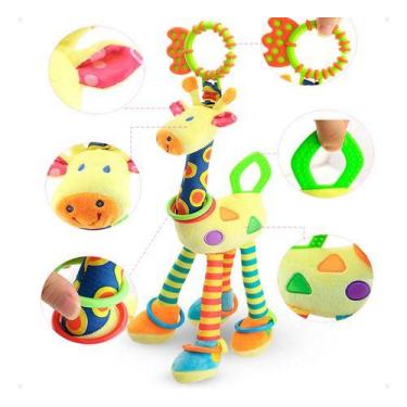Imagem de Chocalho Infantil Girafa Amarela Tiggy