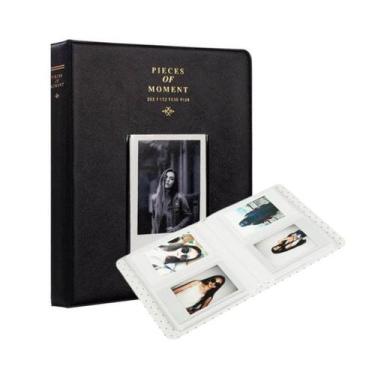 Imagem de Album Instax Mini para 64 fotos Pieces of Moment Preto