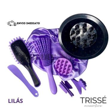 Imagem de Kit Cachos Beauty Flash Escova Finalizadora Difusor Definição e Finali