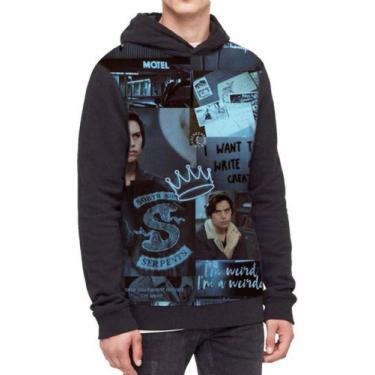 Imagem de Moletom Com Capuz Riverdale Ref:546 - smoke, Preto, GG