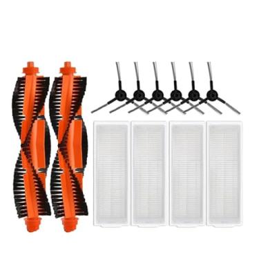 Imagem de Compatible With XMI Mijia Mi Robot Vacuum-Mop Pro STYTJ02YM 2S / 3C / Conga 3490 Viomi V2 PRO V3 SE Main Side Brush Hepa Filter Mop Part(Black)