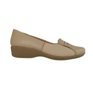 Imagem de Sapato Feminino Super Conforto Joanete 233011 (Bege, BR, Adulto, Numérico, 33)