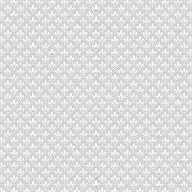 Imagem de Tecido Tricoline Flor-de-Lis fundo Cinza - Peripan - 50 x 150 cm - Ide