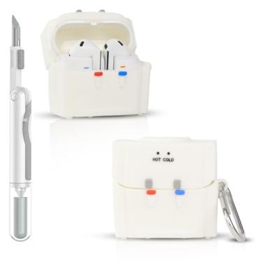 Imagem de Capa para Samsung Galaxy Buds 3/3 Pro (2024) | para fones de ouvido Galaxy Buds 3 FE (2025) | Capa protetora de carregamento de silicone | Design de pele de vários estilos | com kit de limpeza e