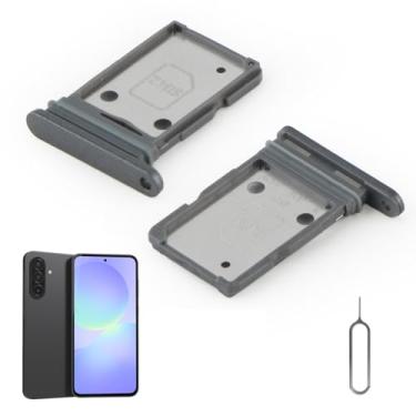 Imagem de 2 peças de bandeja de cartão SIM para Samsung Galaxy A36 5G suporte para cartão SIM substituição para Samsung A36 5G SM-A366U1 A366E A366B com pino de ejeção aberto