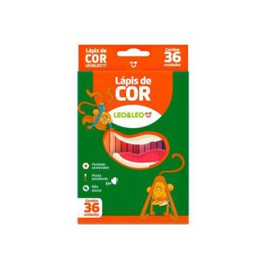 Imagem de Lápis de Cor Sextavado 36 Cores Leo e Leo - LEO&LEO