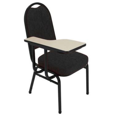 Imagem de Cadeira Universitária para Auditório Linha Hotel Preto