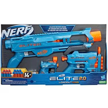 Imagem de Lançador de Dardos Nerf Elite 2.0 Pack com 3 - Hasbro F4179