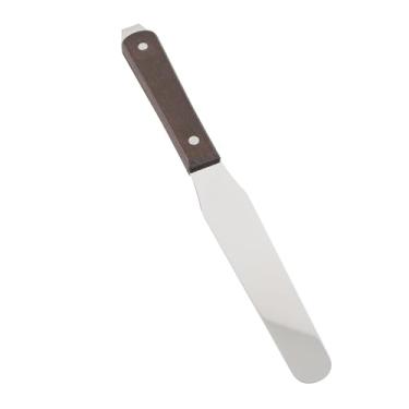 Imagem de Generic Espátula de Confeiteiro Plana Fácil de Limpar Espátula de Cozimento de Aço Inoxidável Versátil, Multifuncional, Resistente Ao Desgaste para Bolos, Pizzas (6 polegadas)