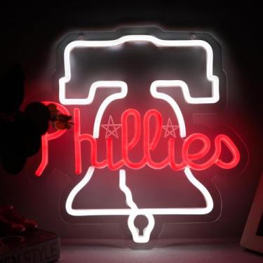 Imagem de Neon Sign Pugna Baseball para decoração de parede, luzes LED, quarto