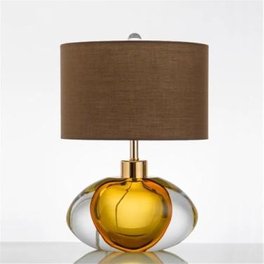 Imagem de Luminária de mesa contemporânea de luxo com LED, estilo nórdico, para sala de estar, quarto, escritório, casa de campo ou hotel, com design criativo e decorativo (Estilo 14)