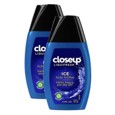 Imagem de Kit 2 Gel Dental Close Up Liquifresh Ice 100g