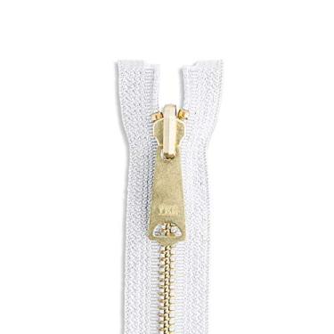 Imagem de Saco de dormir de latão/zíper para barraca 182,88 cm zíper branco para costura artesanal