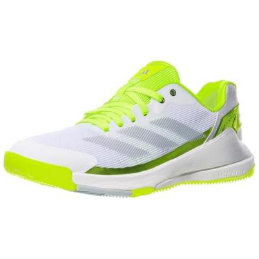 Imagem de adidas Tênis feminino Crazyquick Lightstrike Padel, Limão lúcido/prata metálico/prata maravilha, 36